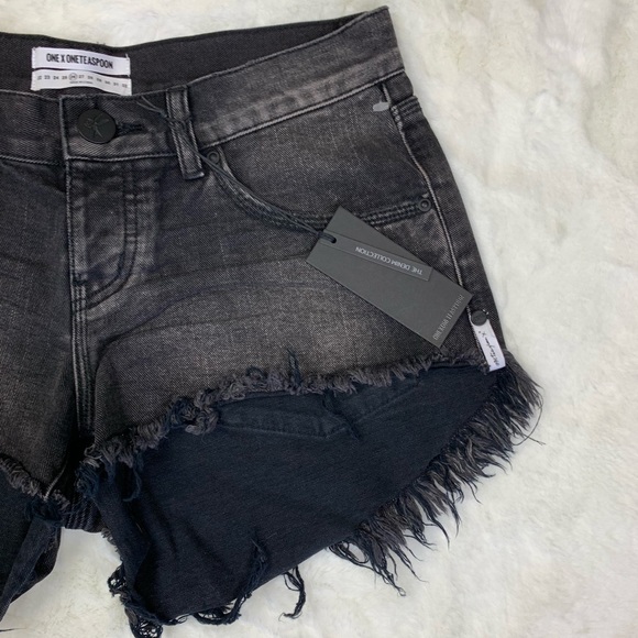 One X One Teaspoon Double Bass Bonitas Jean Shorts - Picture 5 of 7